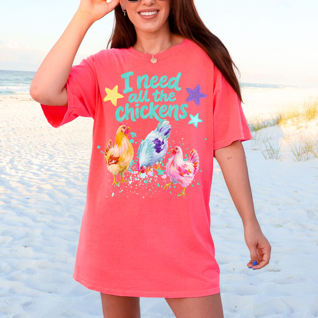 I Need All The Chickens Cute PNG Digital Dowload