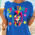 Spartans Mascot Colorful PNG Digital Download