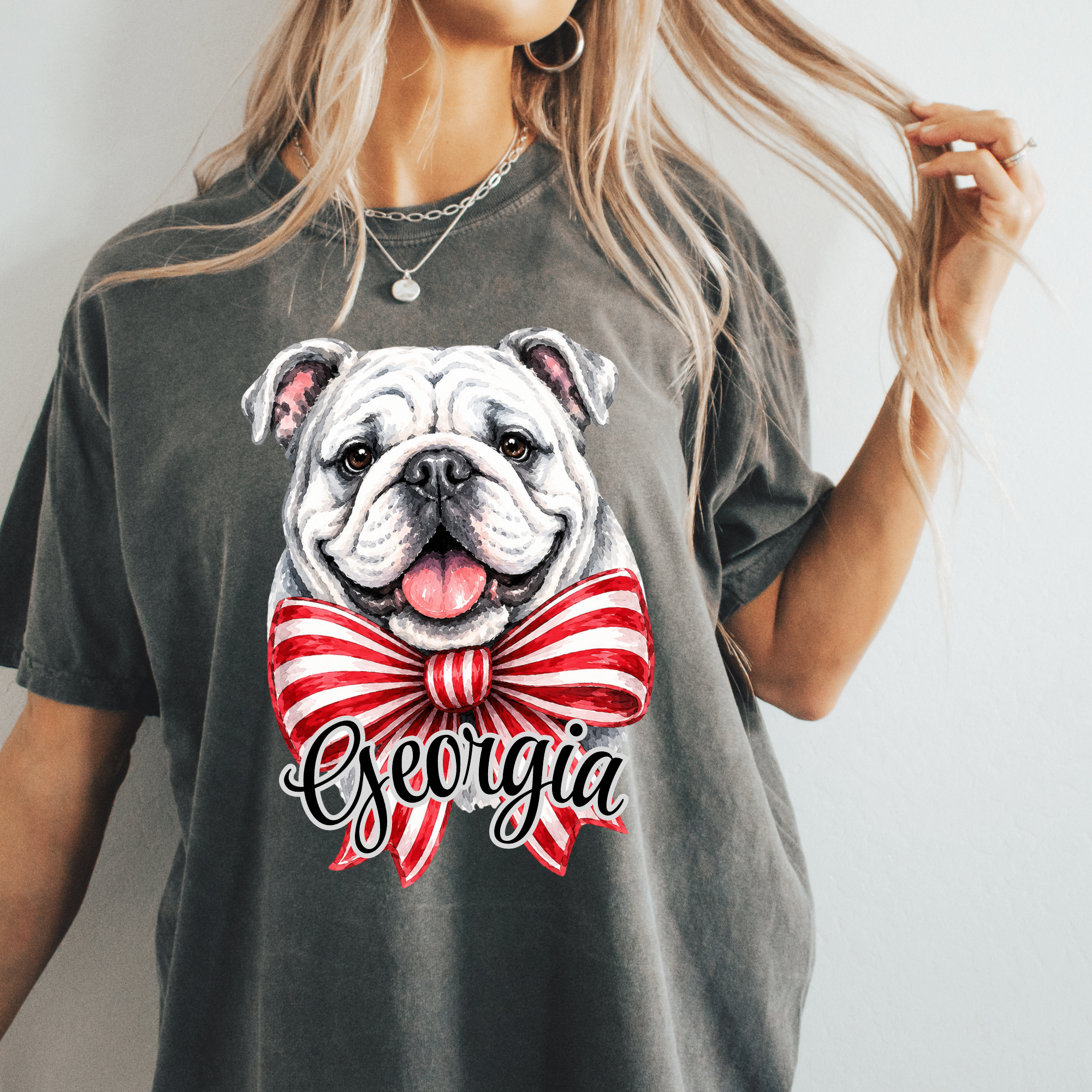 GA Bulldogs Preppy PNG Digital Download
