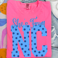 She's From NC PNG- Polka Dot Southern Style