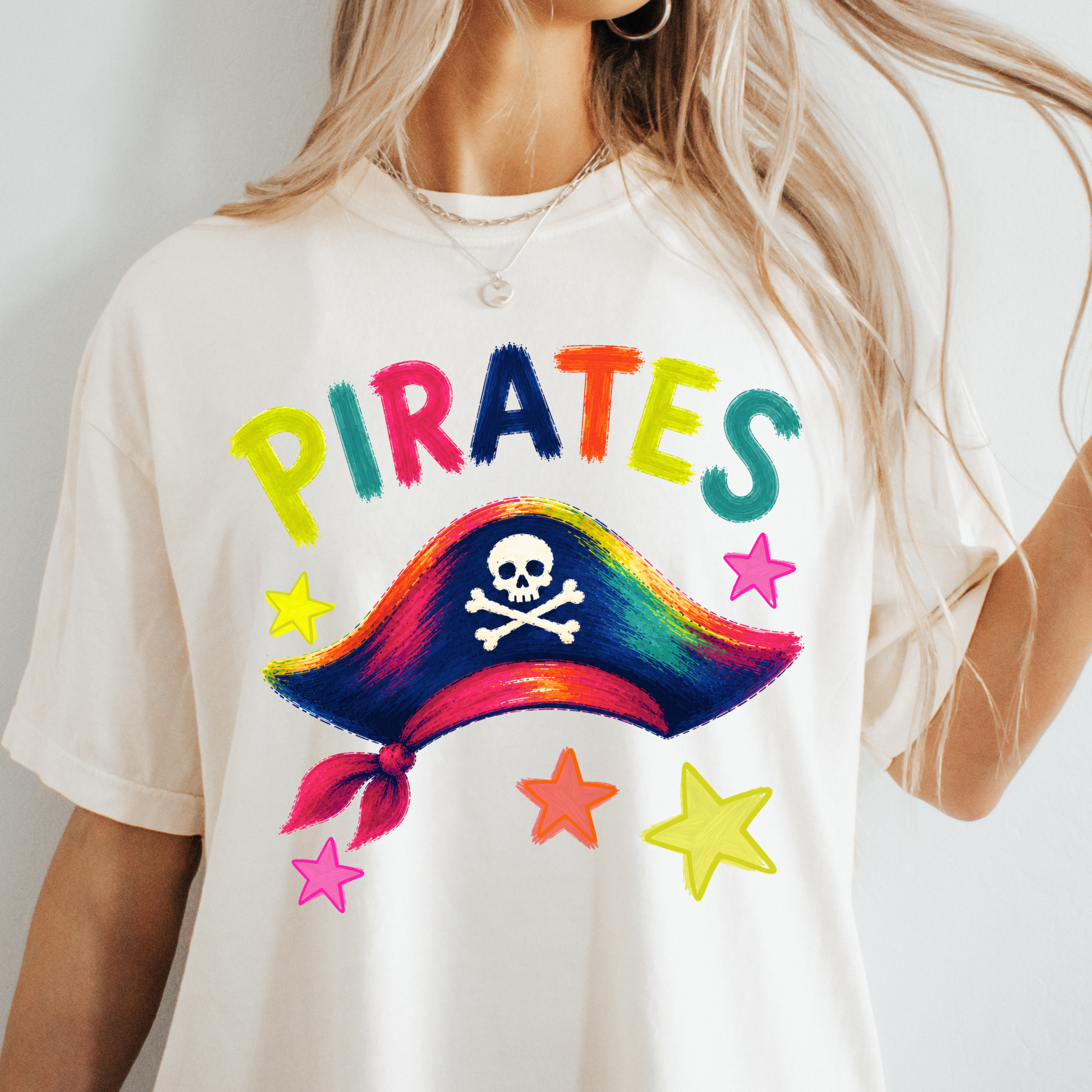 Colorful Pirates Mascot PNG Digital Download