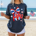 250 Years America hand painted bow PNG Digital Download