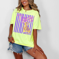 Tigers Purple and Yellow PNG