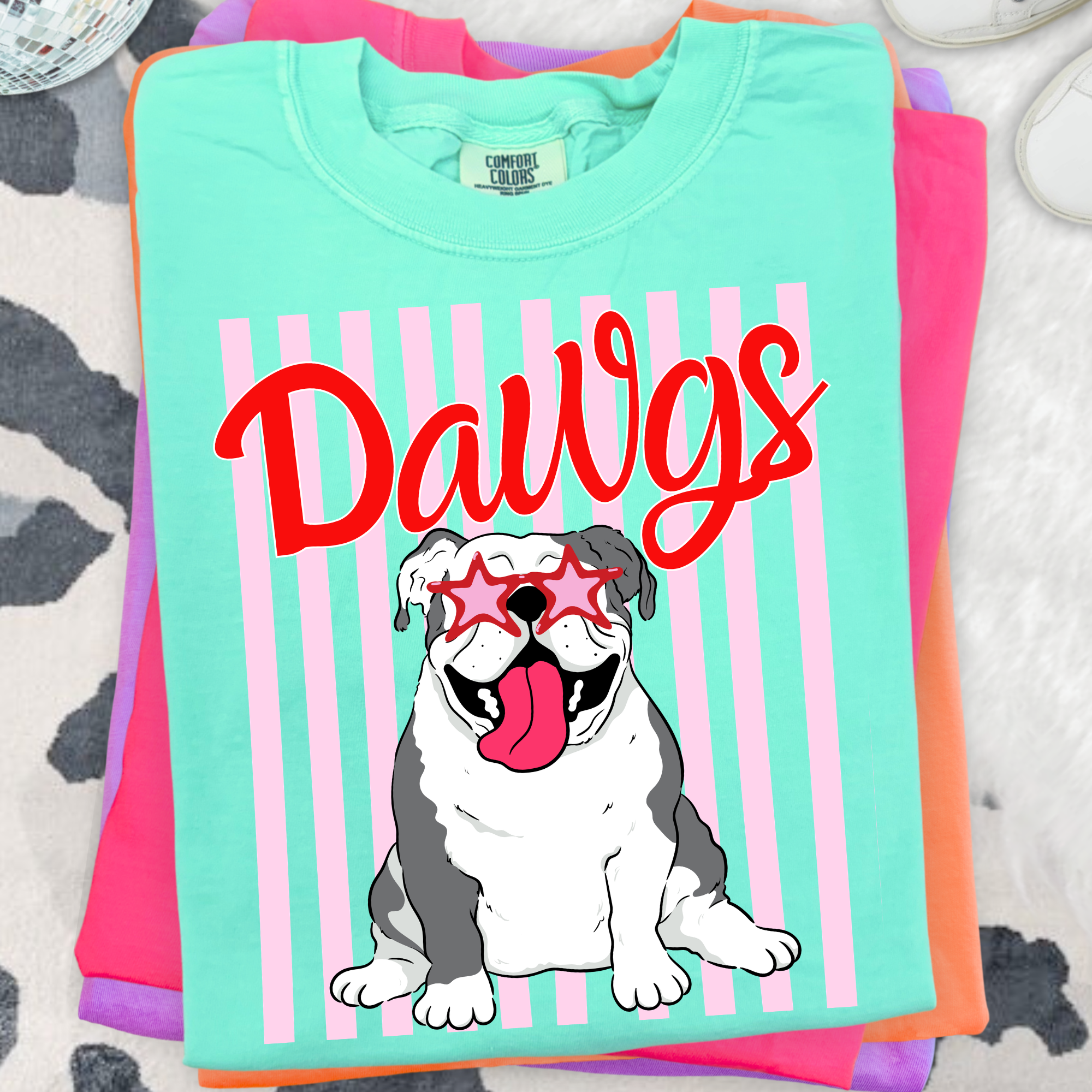 Dawgs Bulldog stripes PNG