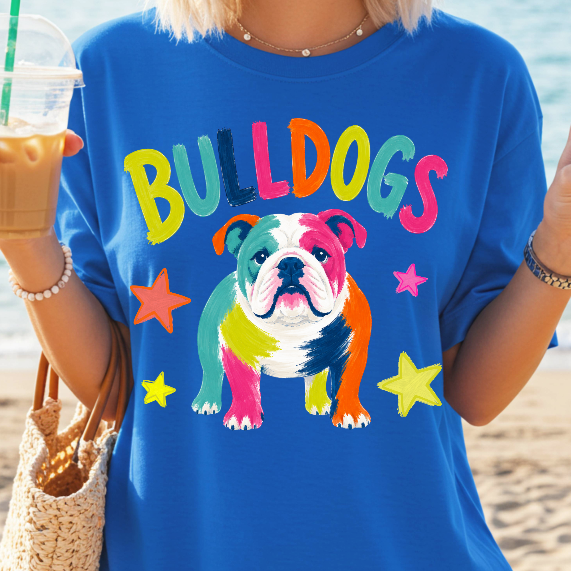 Bold and Vibrant Bulldogs Mascot PNG Digital Download