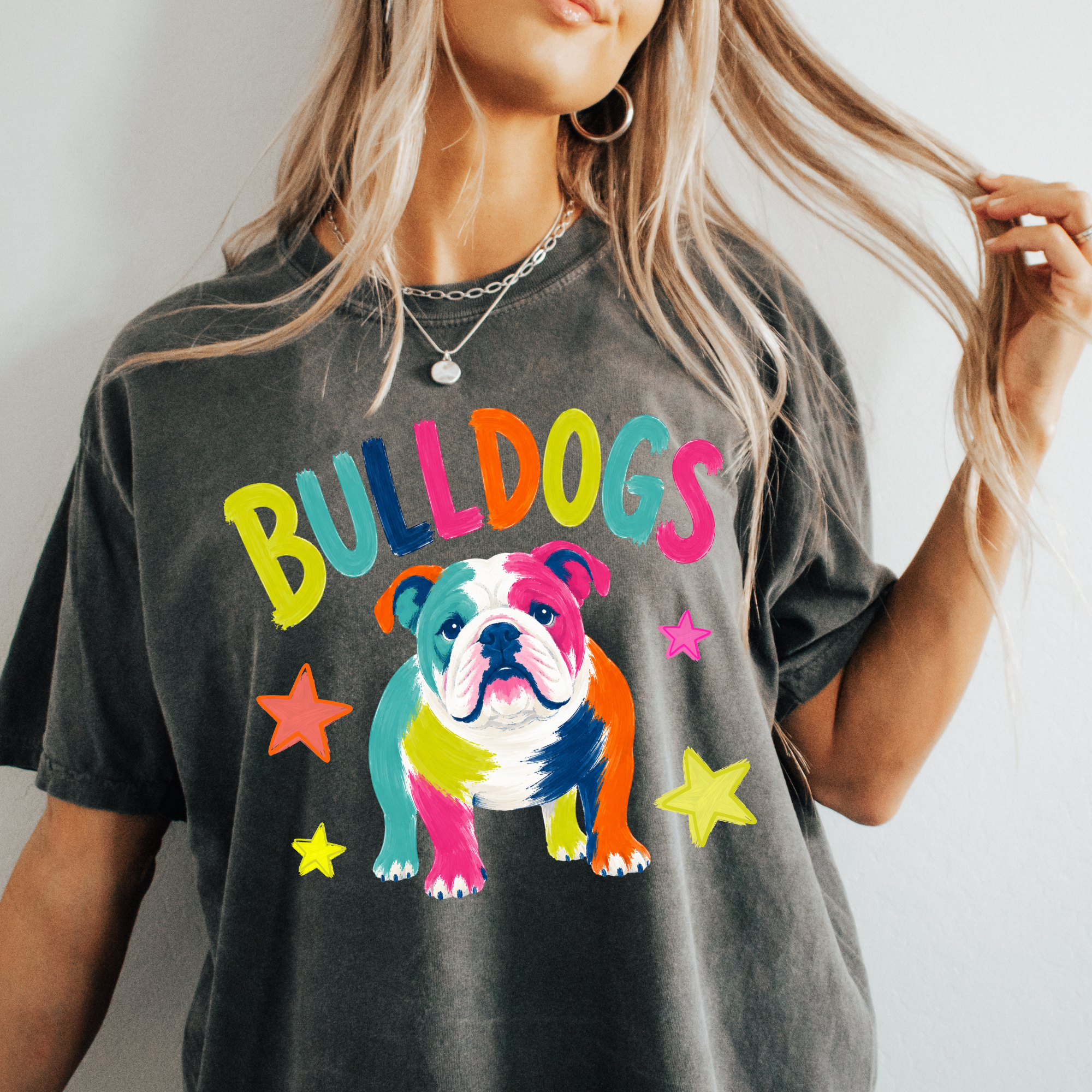 Bold and Vibrant Bulldogs Mascot PNG Digital Download