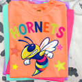 Bold and Colorful Hornets Mascot PNG Digital Download