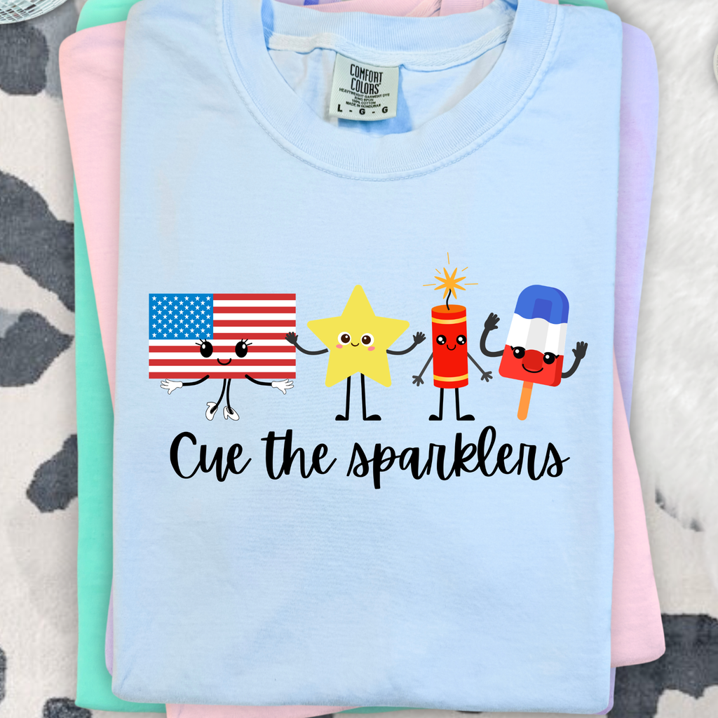 Cut The Sparklers Cute 4th Of July PNG