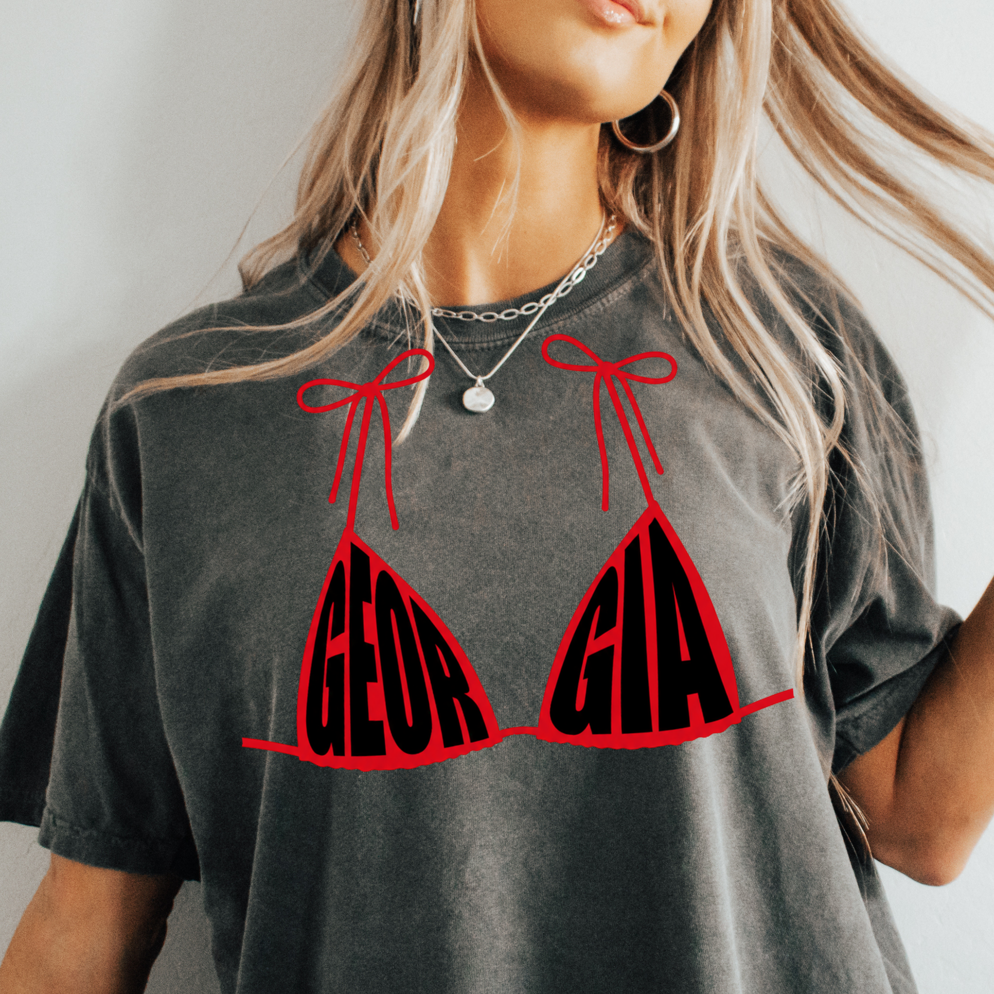 Georgia Bulldogs bikini top PNG Digital Download