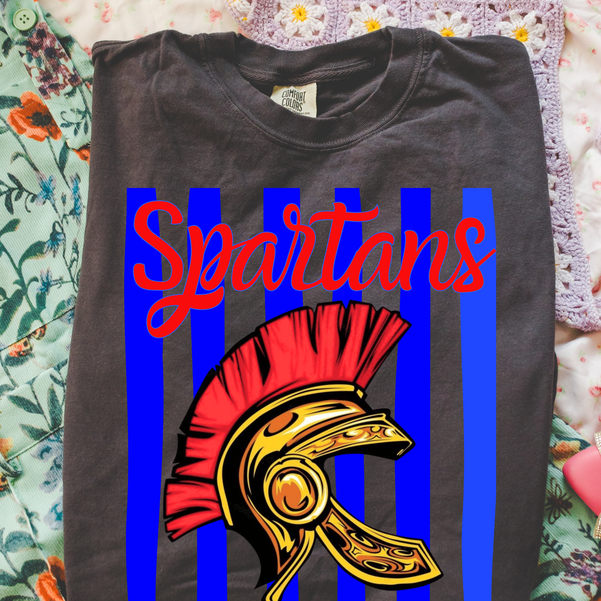 Spartans striped PNG