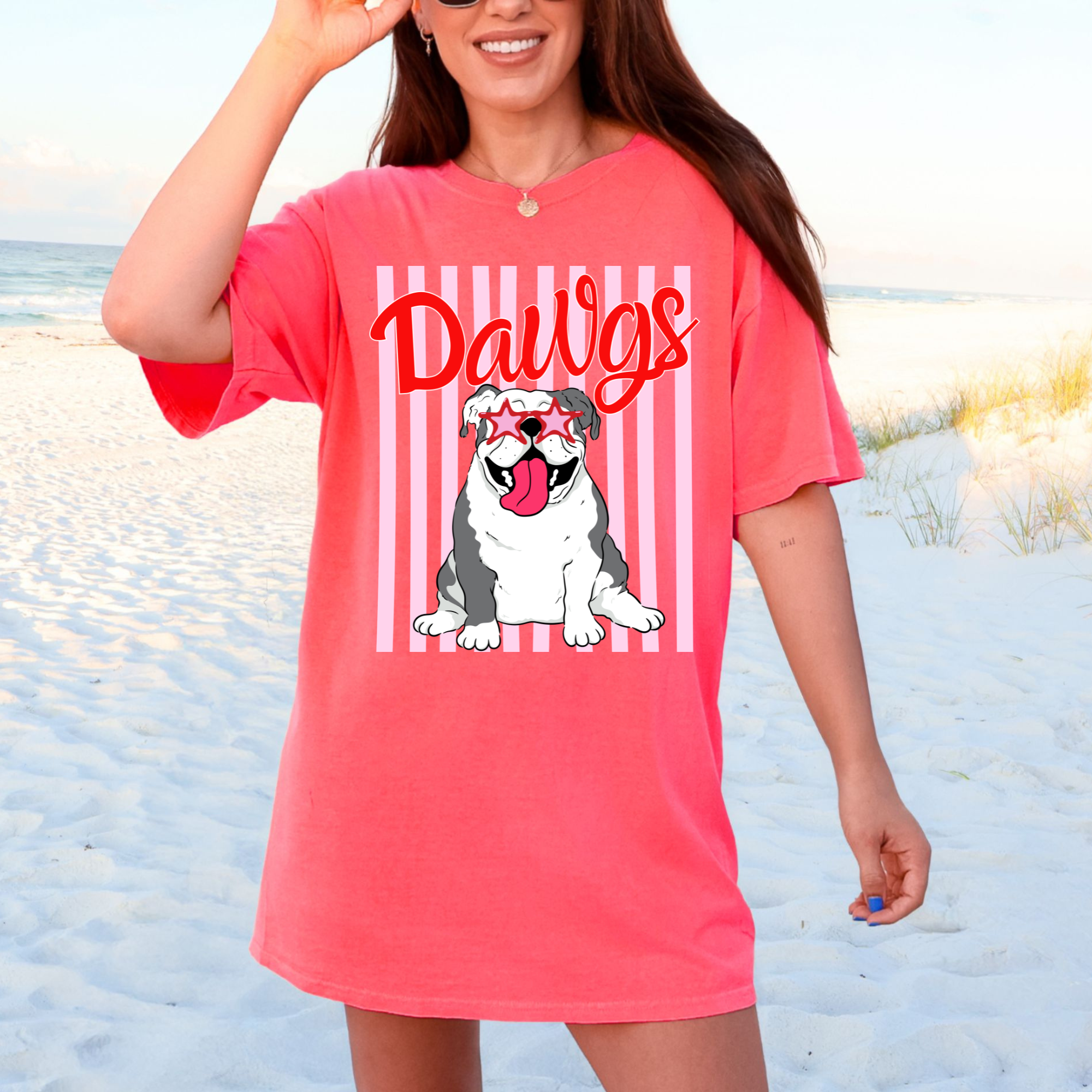 Dawgs Bulldog stripes PNG