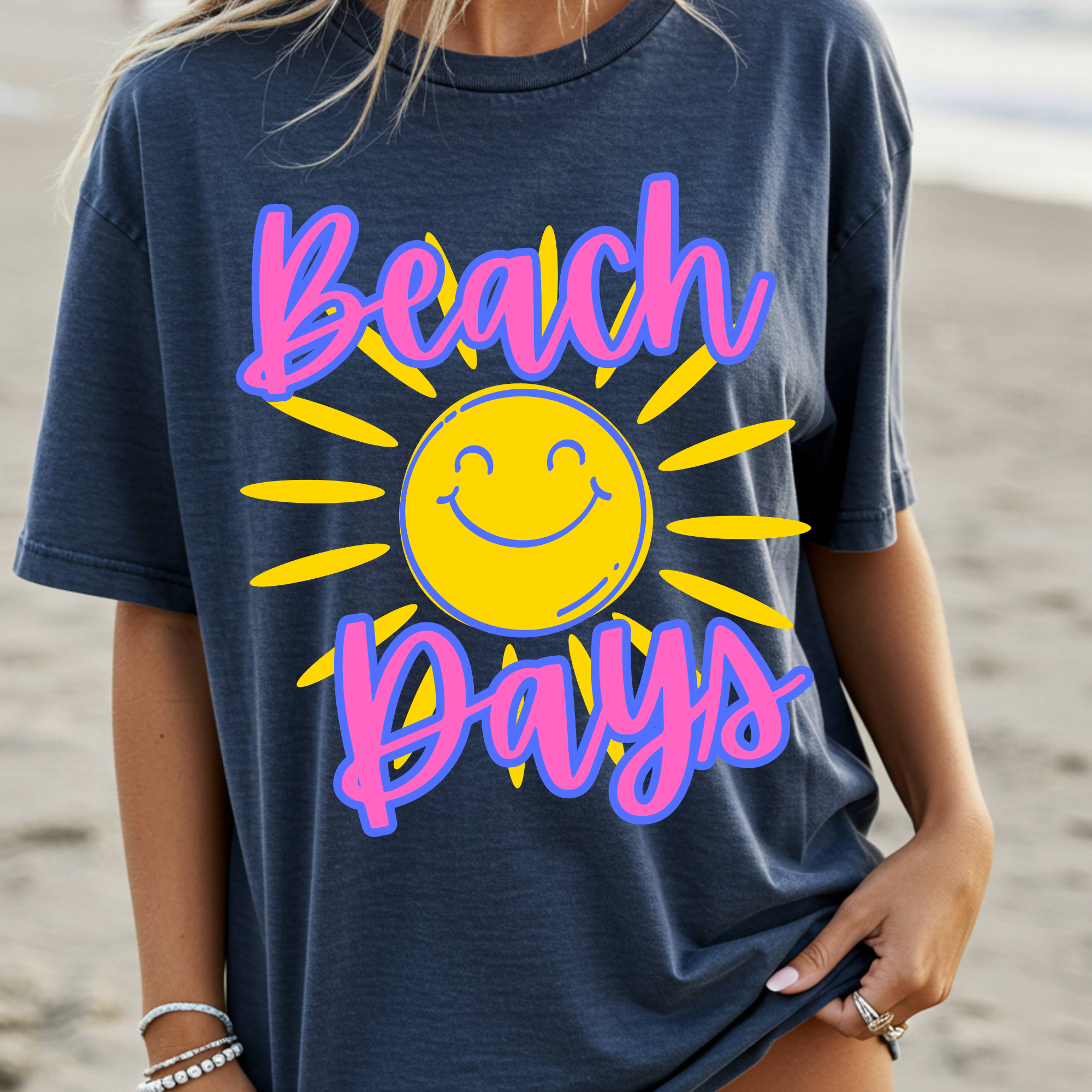 Beach Days Sunny PNG