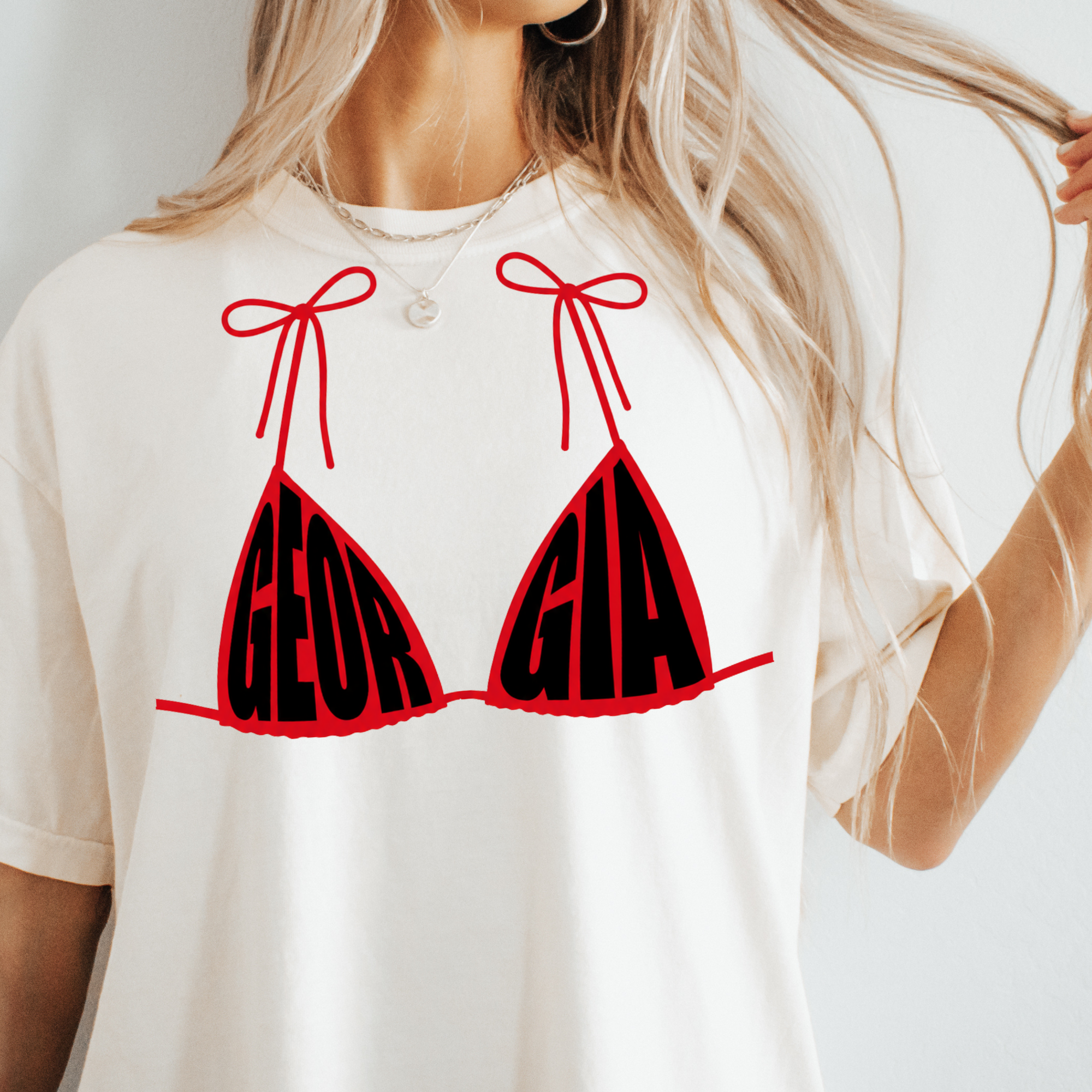 Georgia Bulldogs bikini top PNG Digital Download