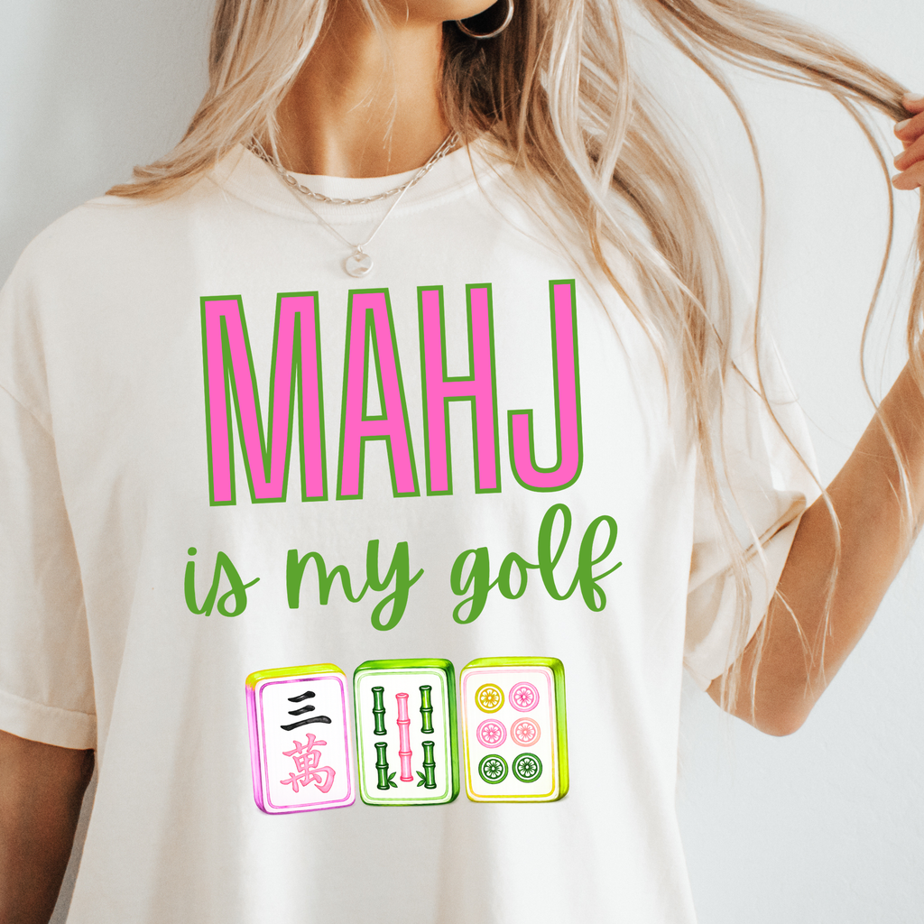 Mahjong is my golf PNG Digital Download
