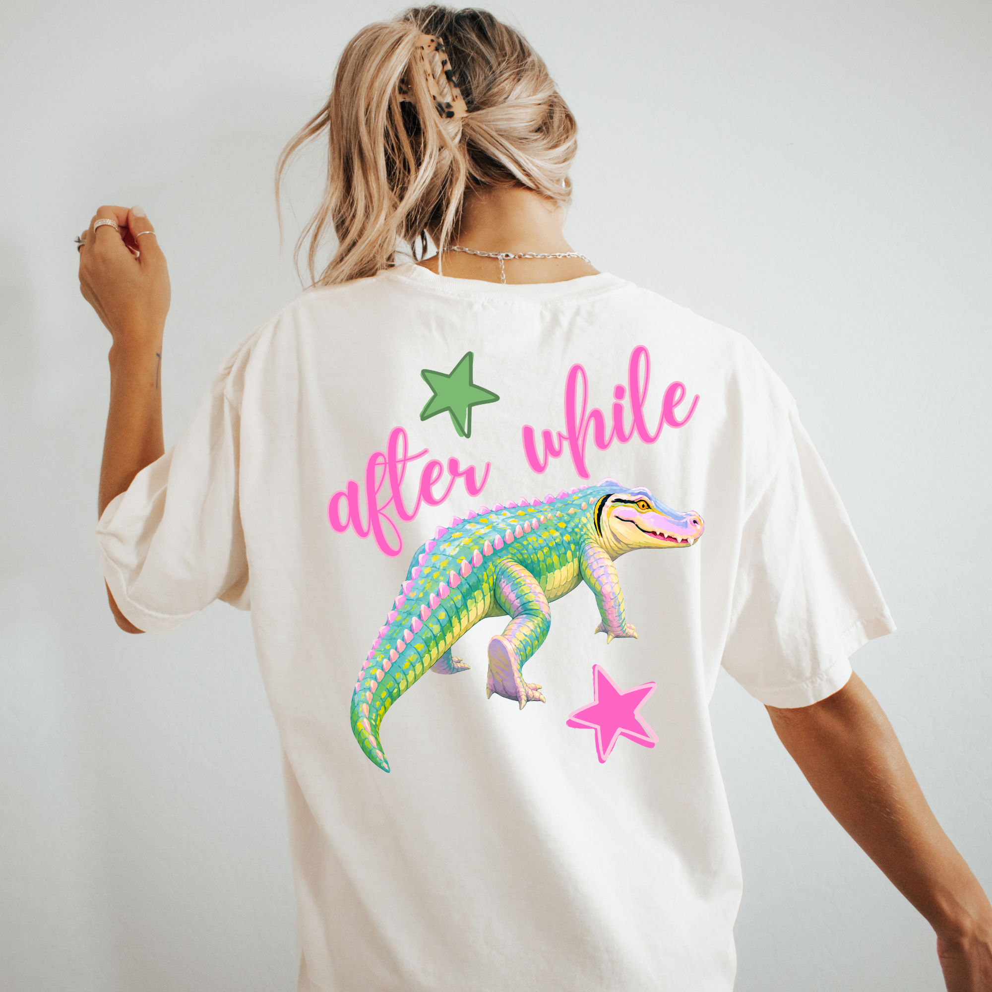 Later Gator Colorful Front & Back PNG File