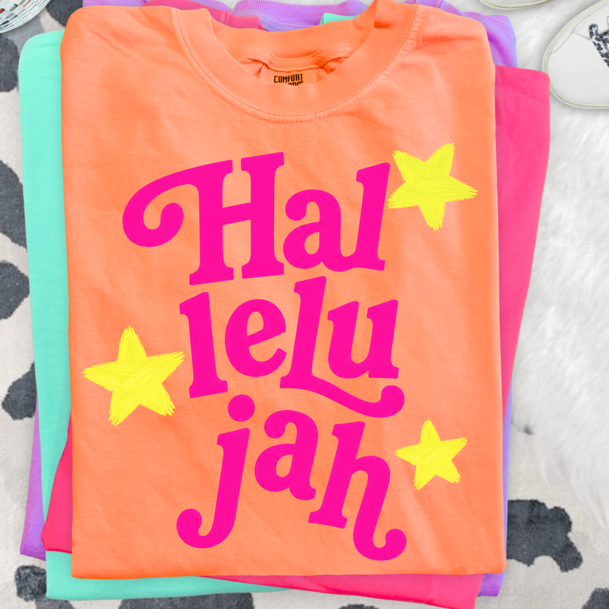 Hallelujah bright PNG Digital Download