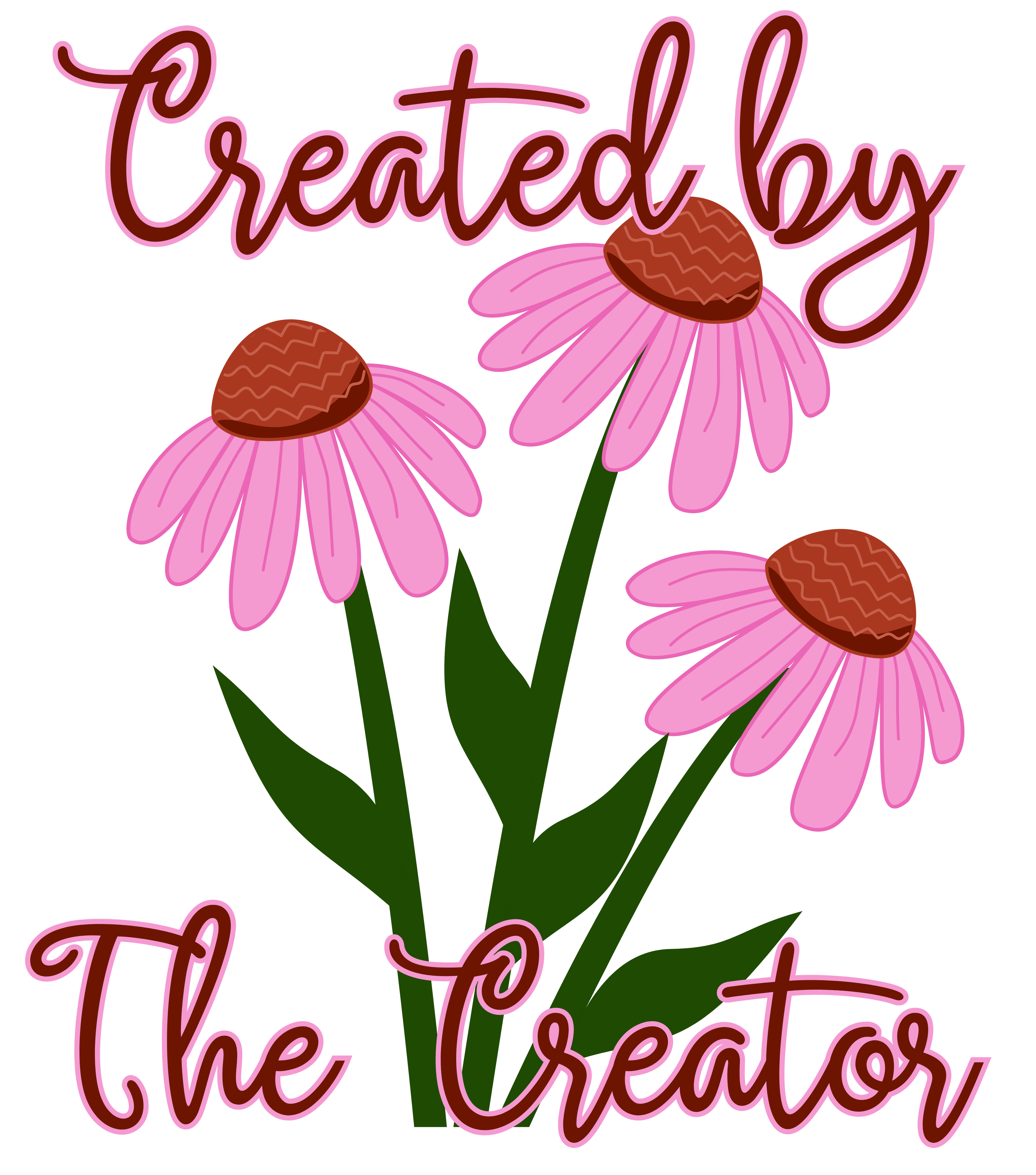 Created By The Creator PNG