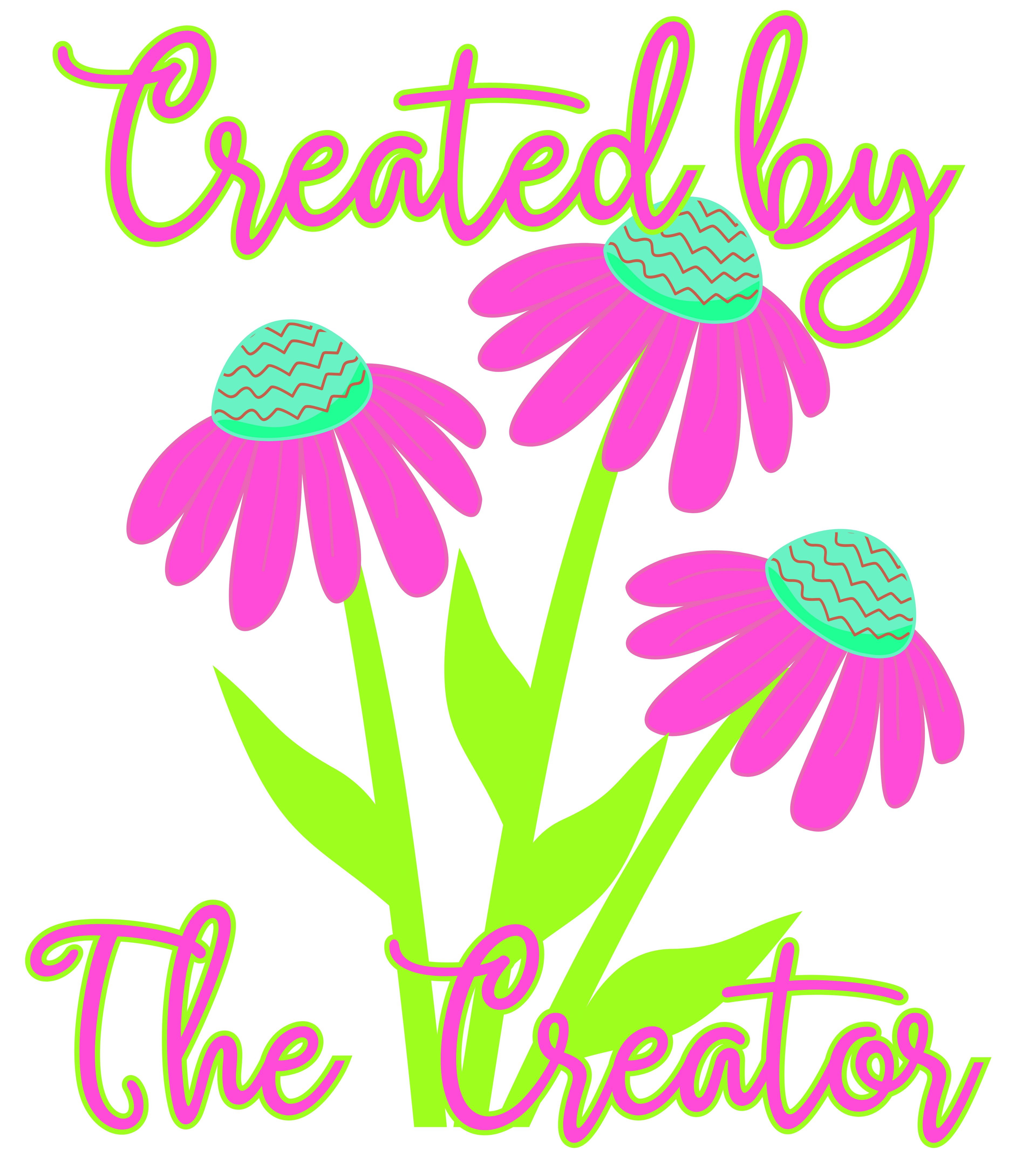 Created By The Creator PNG