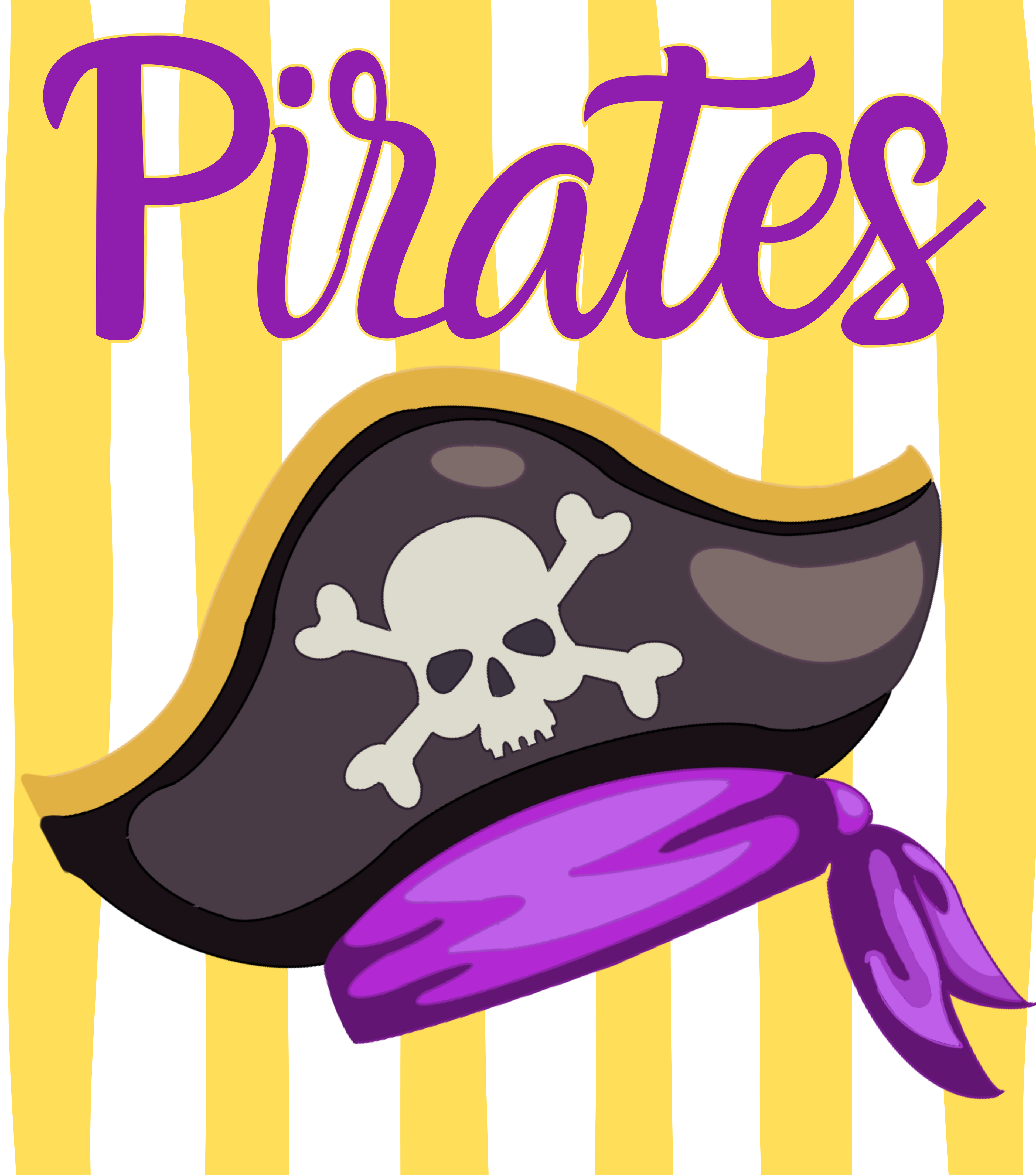 Pirates striped PNG