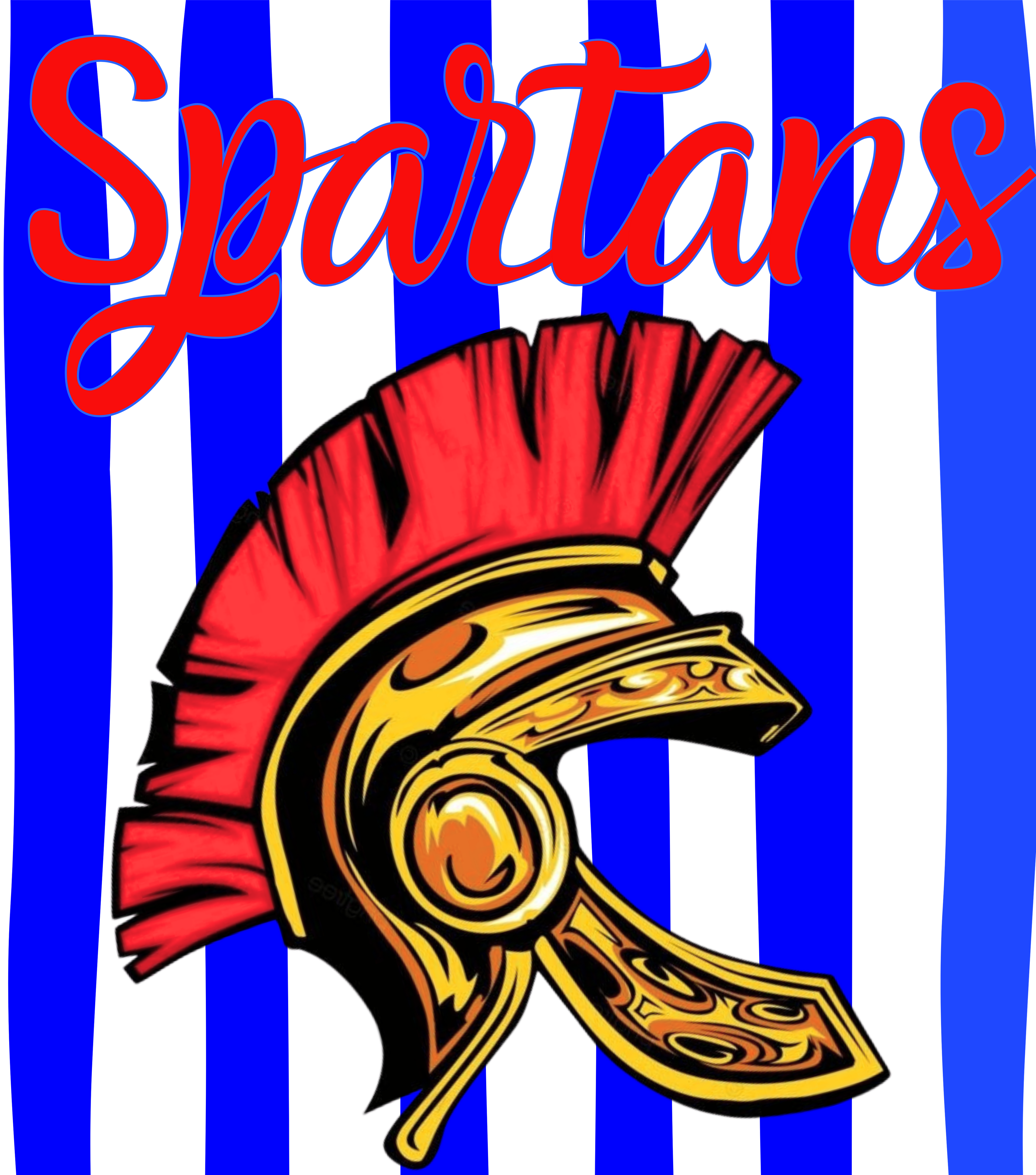 Spartans striped PNG