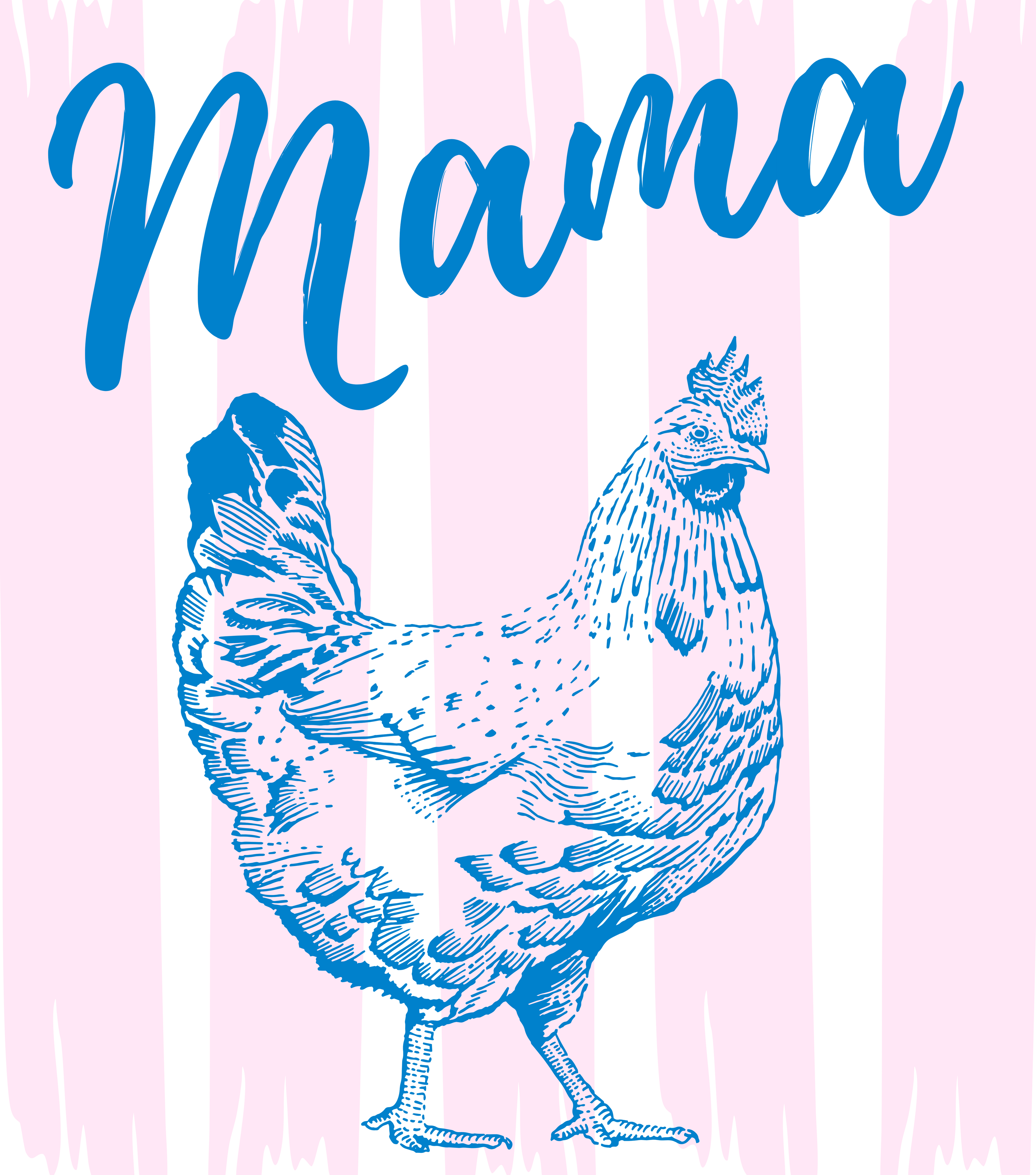 Mama Hen stripes PNG