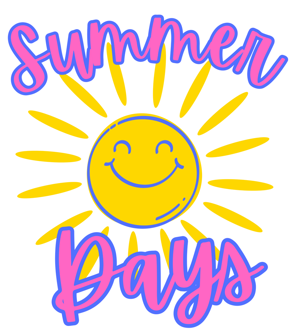 Summer Days Sunshine PNG