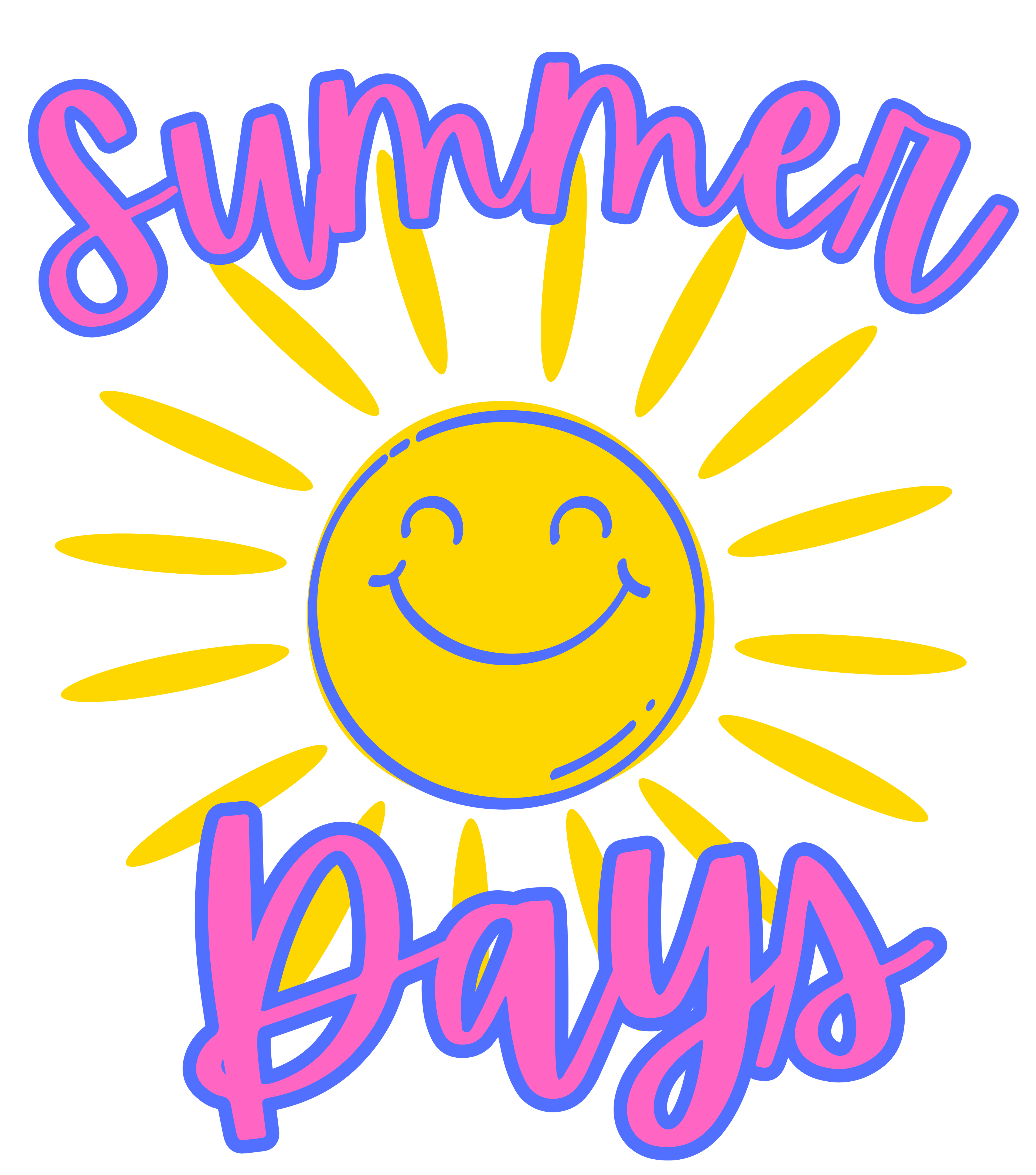 Summer Days Sunshine PNG
