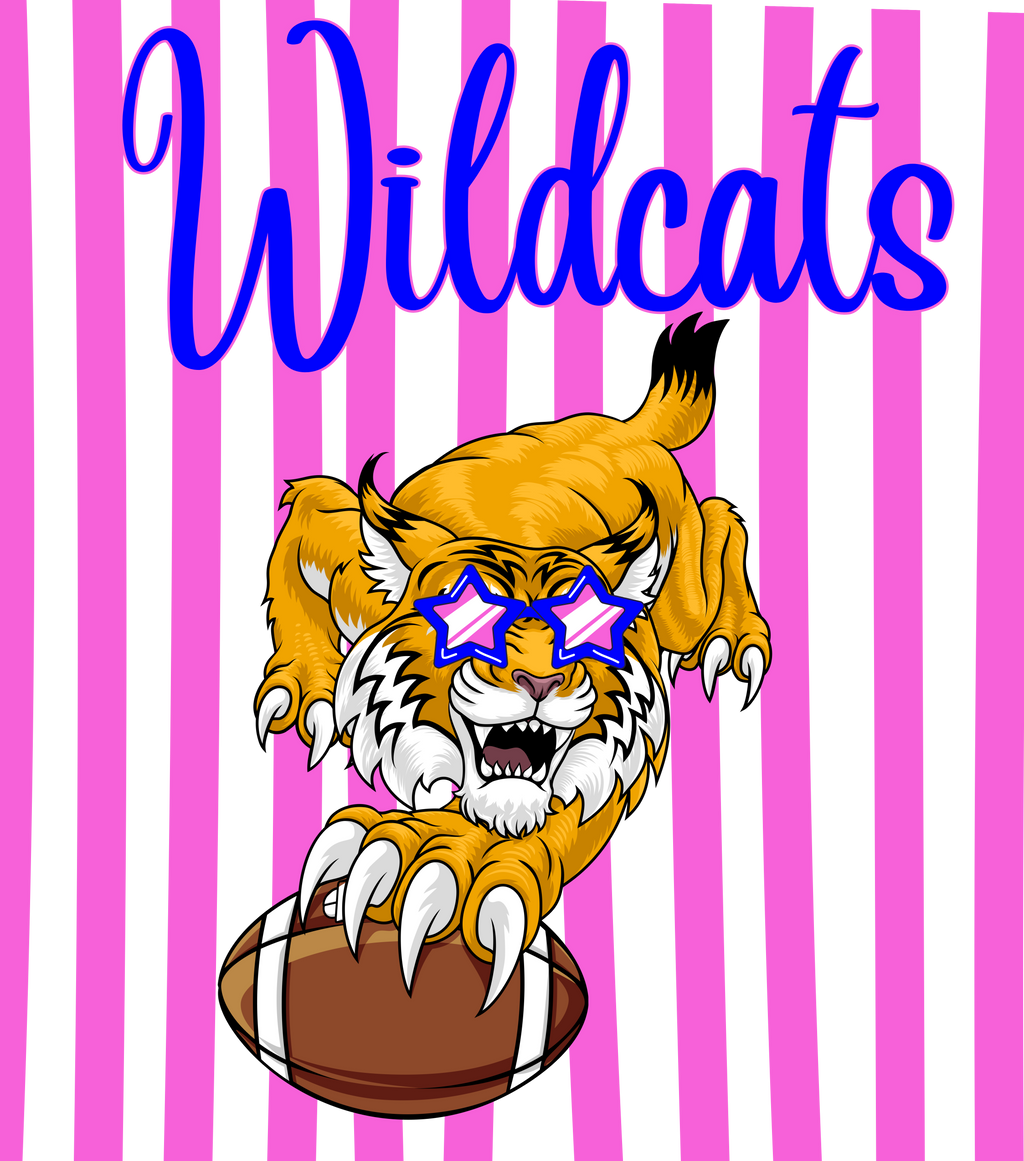 Wildcats striped PNG